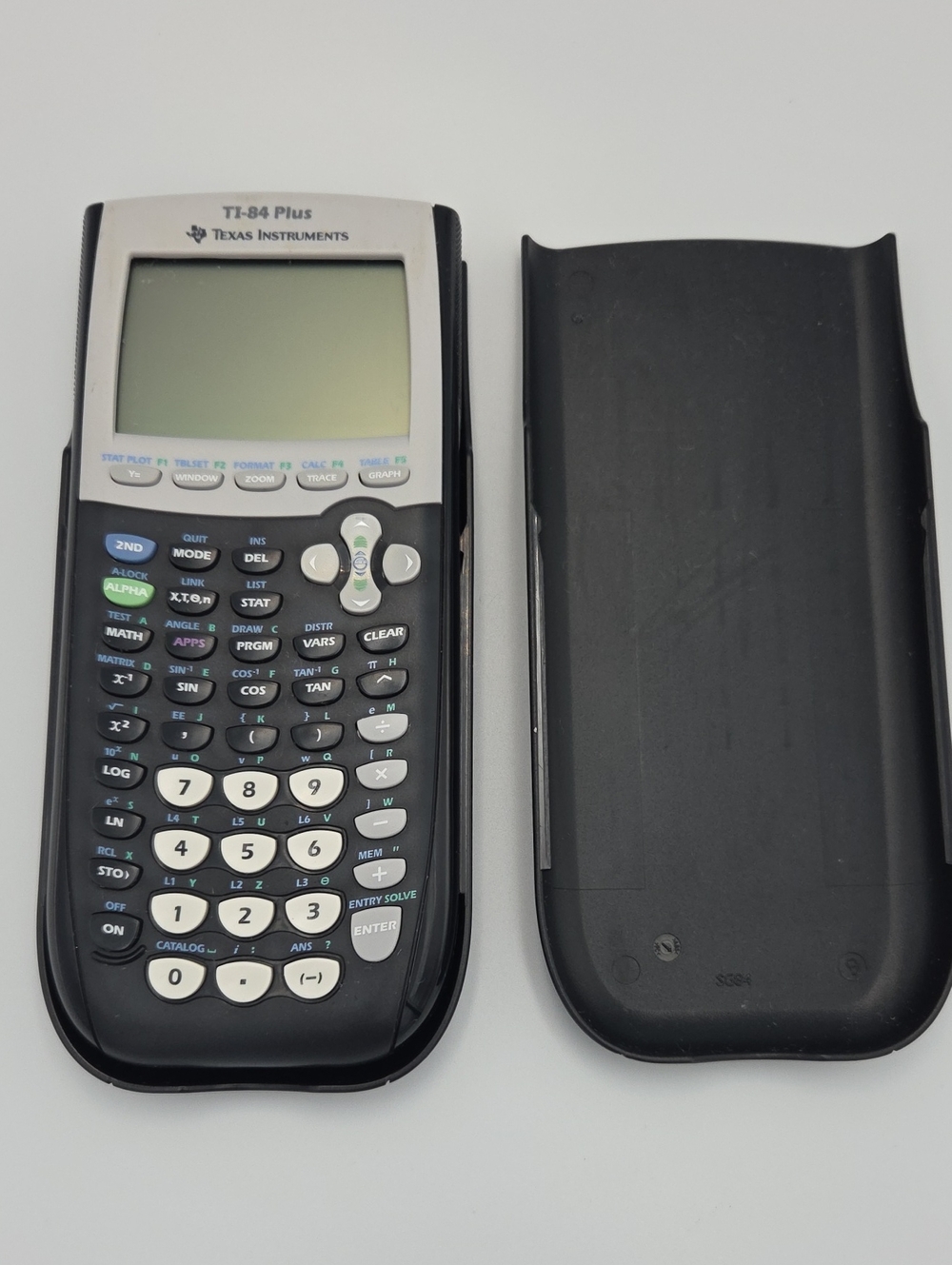 Texas Instruments TI-84 Plus Graphing Calculator - Black and White